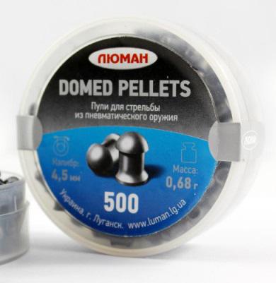 Люман Domed pellets 4.5 մմ 500 հատ 0.68 գր.