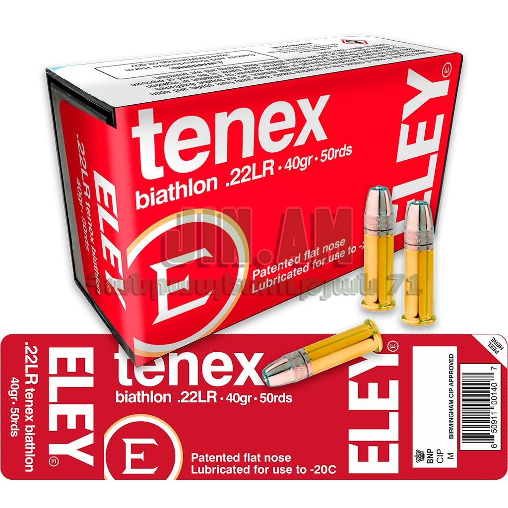 .22LR 2.6g ELEY Tenex Biathlon