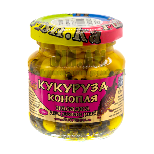 Fish.ka Кукуруза-Конопля 110 мл. Мёд