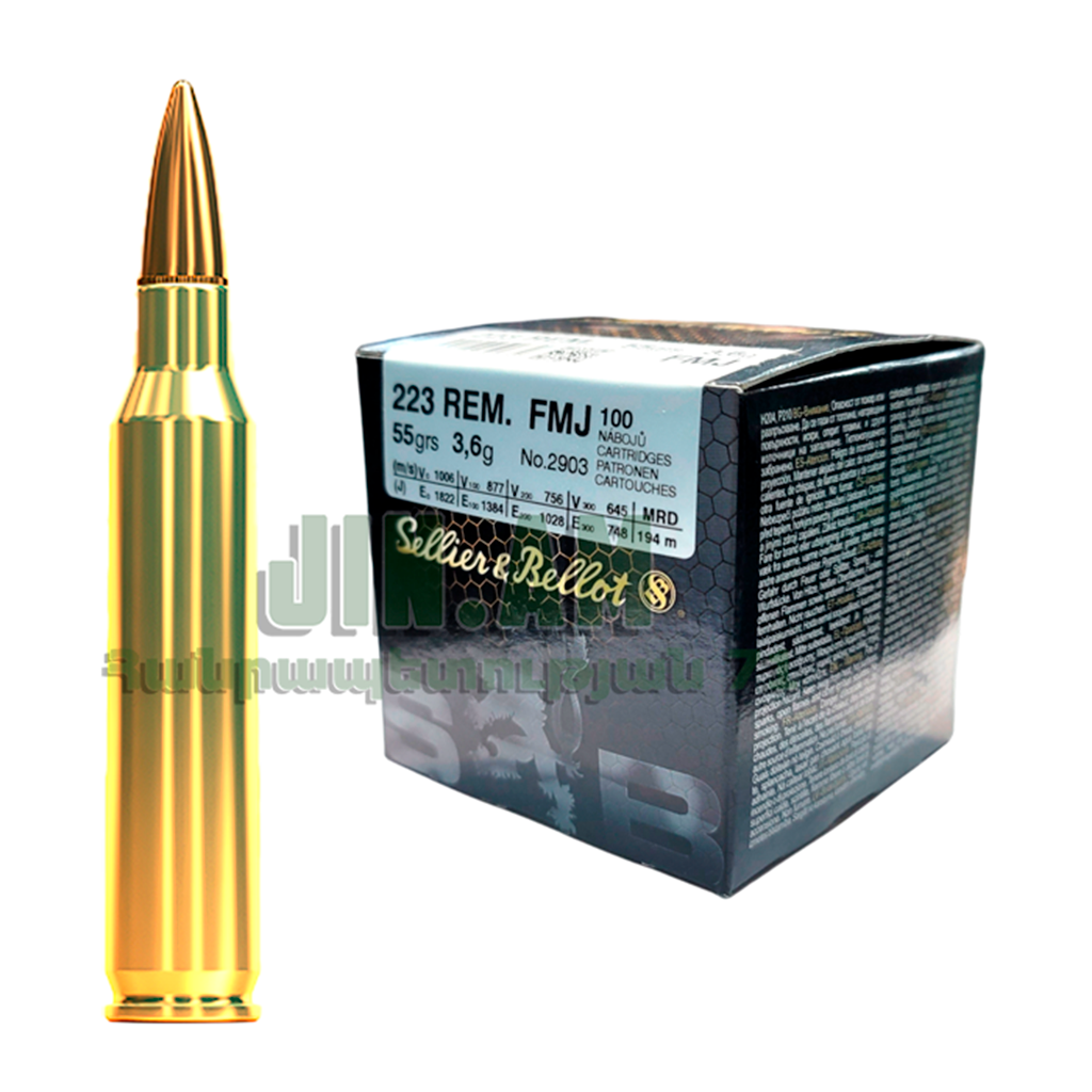 .223REM FMJ 3.6 g Sellier & Bellot