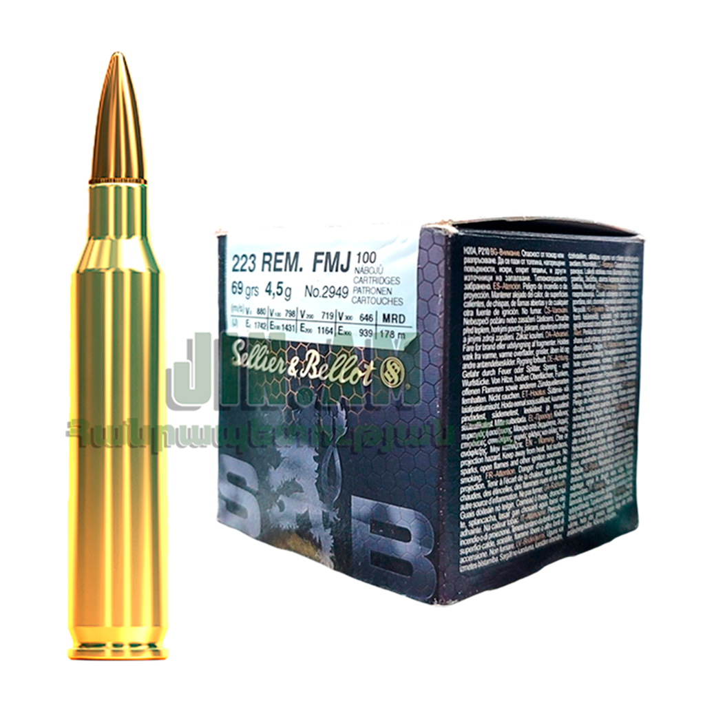 .223REM FMJ 4.5g Sellier & Bellot